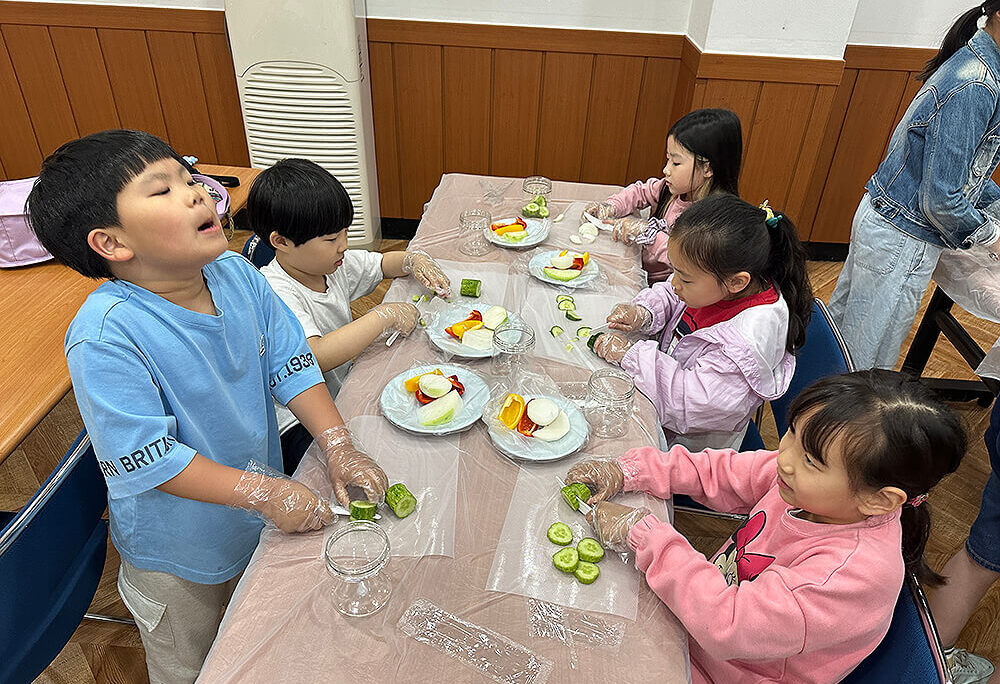 아동부 어버이날 부모님 반찬 만들기